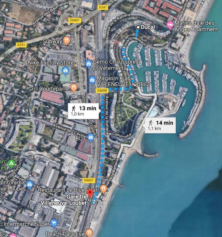 Dream French Riviera - Fame Marina Baie Des Anges Apartman Villeneuve-Loubet Kültér fotó
