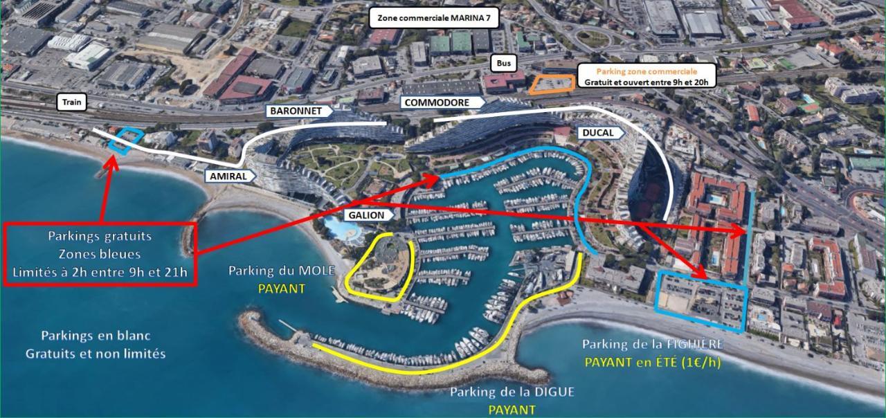 Dream French Riviera - Fame Marina Baie Des Anges Apartman Villeneuve-Loubet Kültér fotó